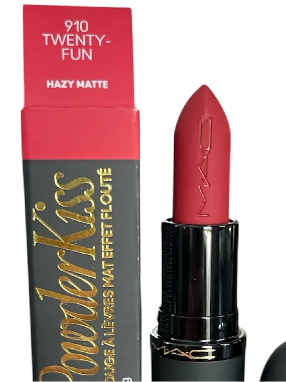🆕910 TWENTY FUN - MAC Cosmetics Powder Kiss Hazy Matte Lipstick